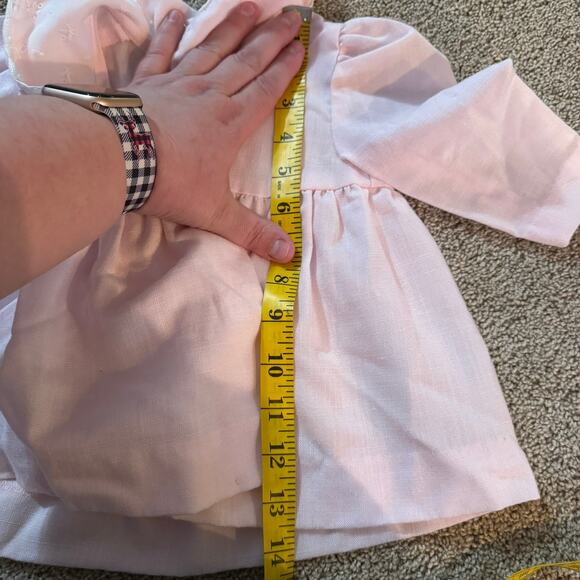 Vintage Thomas Light Pink Collared Top Approx Size 18 Months - Picture 3 of 11